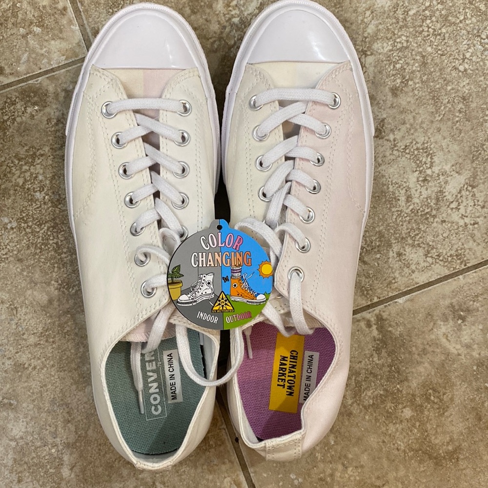 Chinatown market x converse UV Colour changing chucks